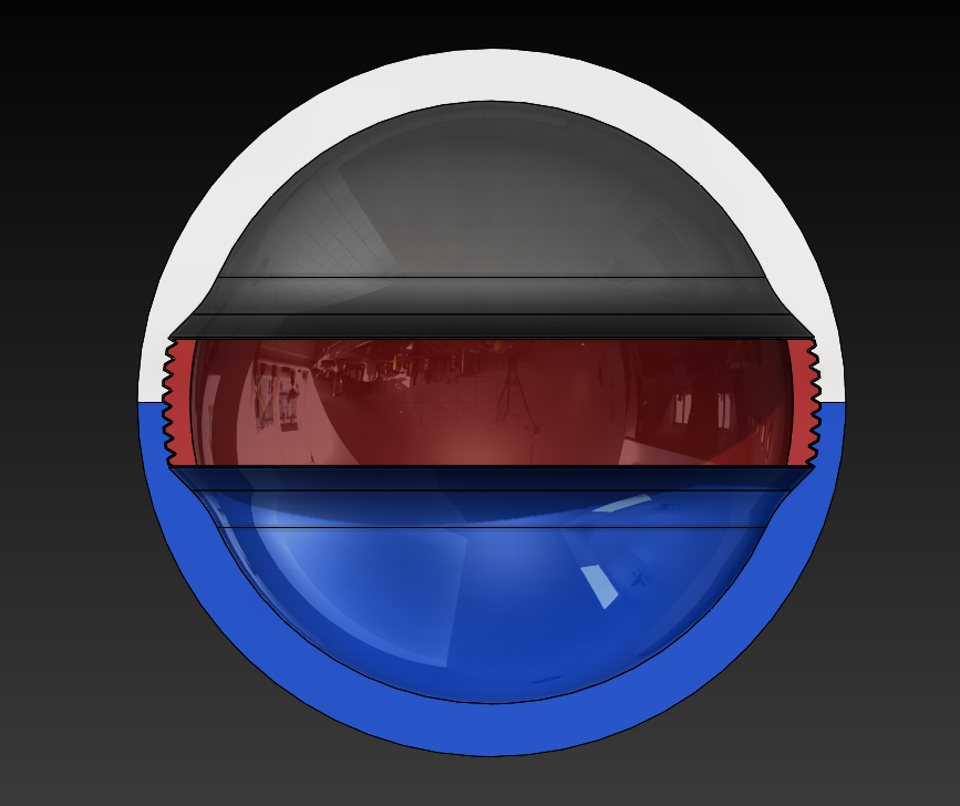 Sphere with Spherical Thread Coupling