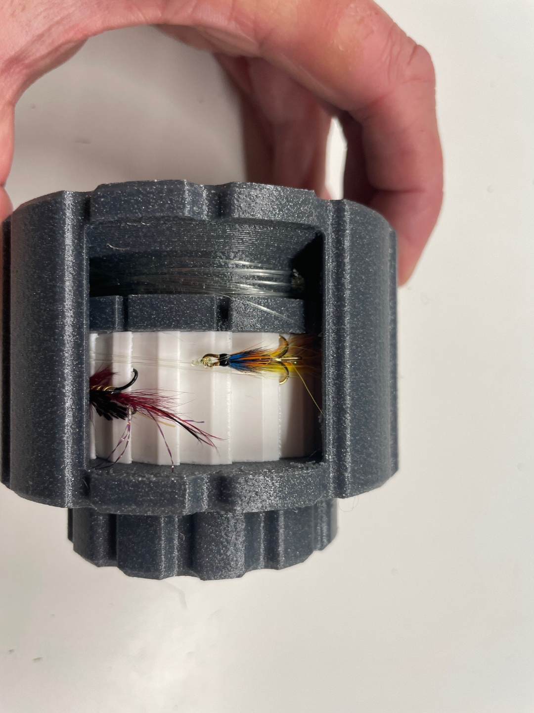 Reel for multi fly fishing lines