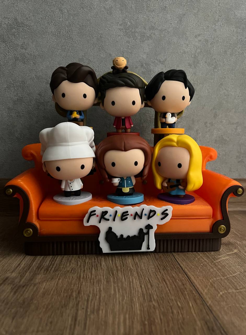 FRIENDS couch for McDonalds figures