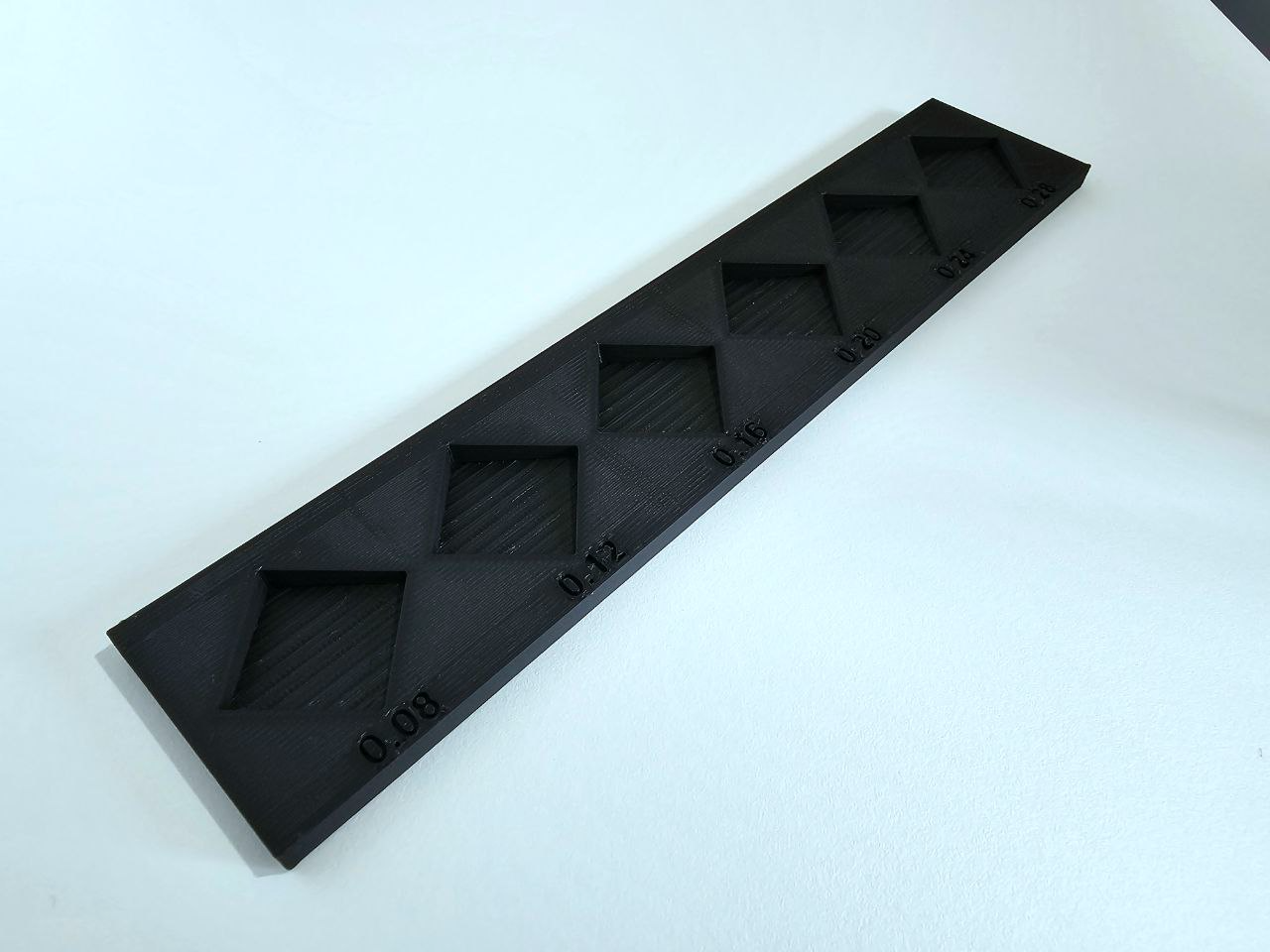 Calibration cube display stand