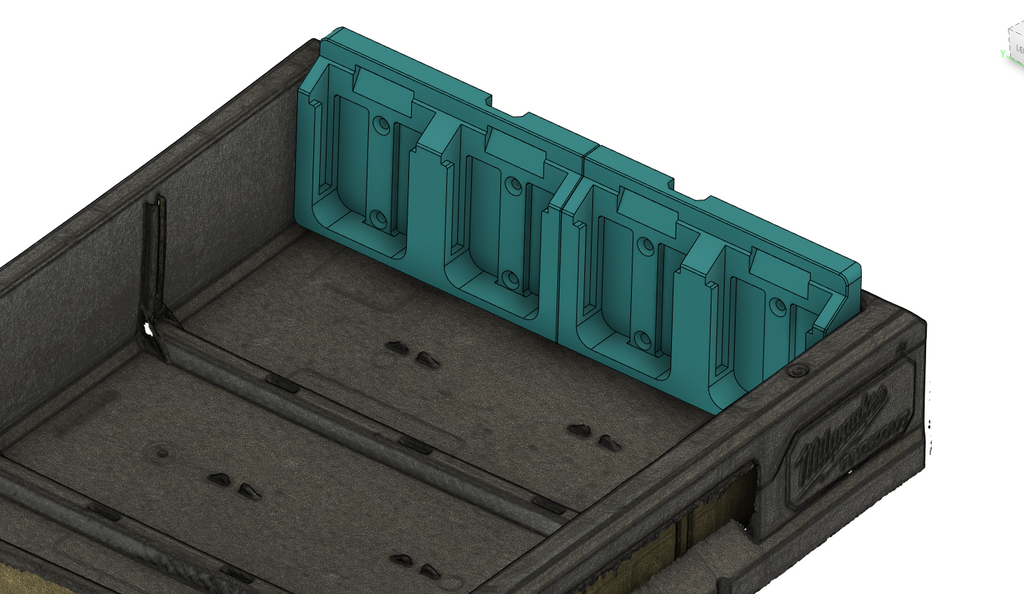 Makita 18v Battery Rack For Deep Packout Draw