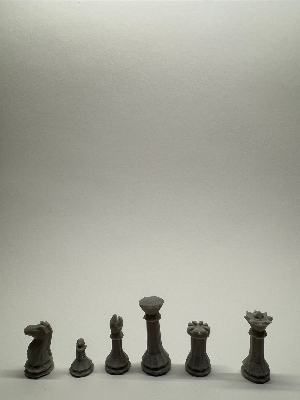 Low Poly Chess Figures