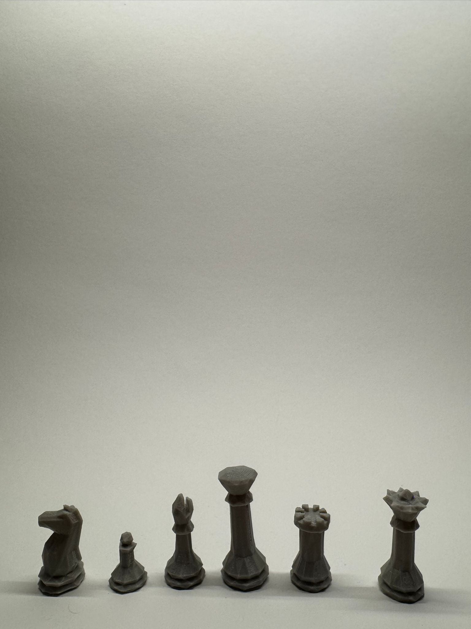 Low Poly Chess Figures