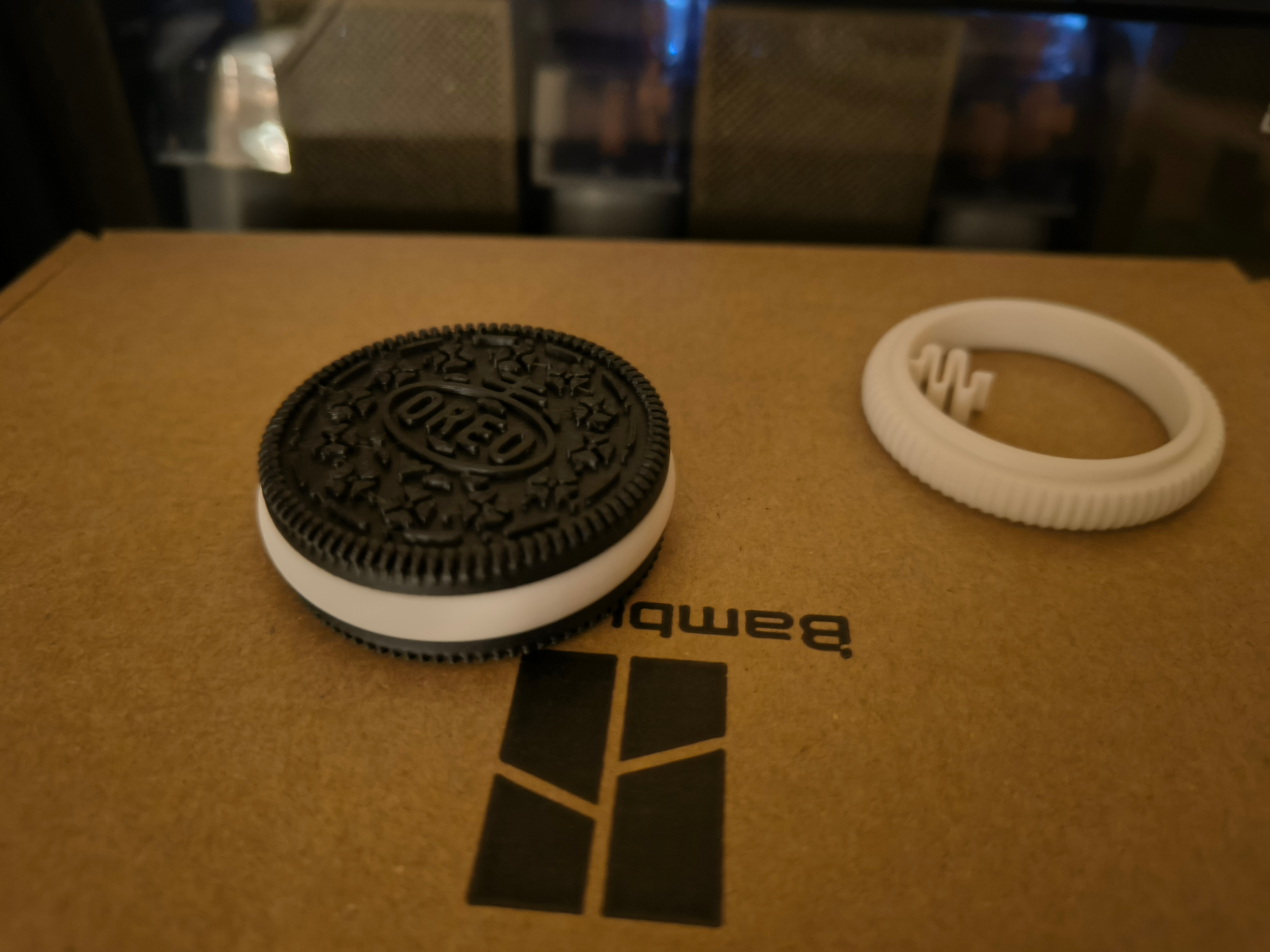Ribbed Clicky Oreo Spinner [NO GLUE]