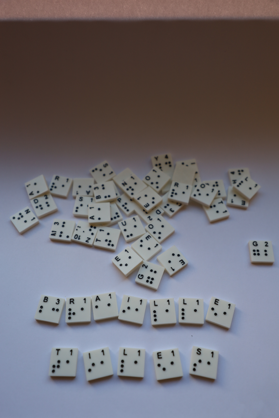 Braille Scrabble Tile