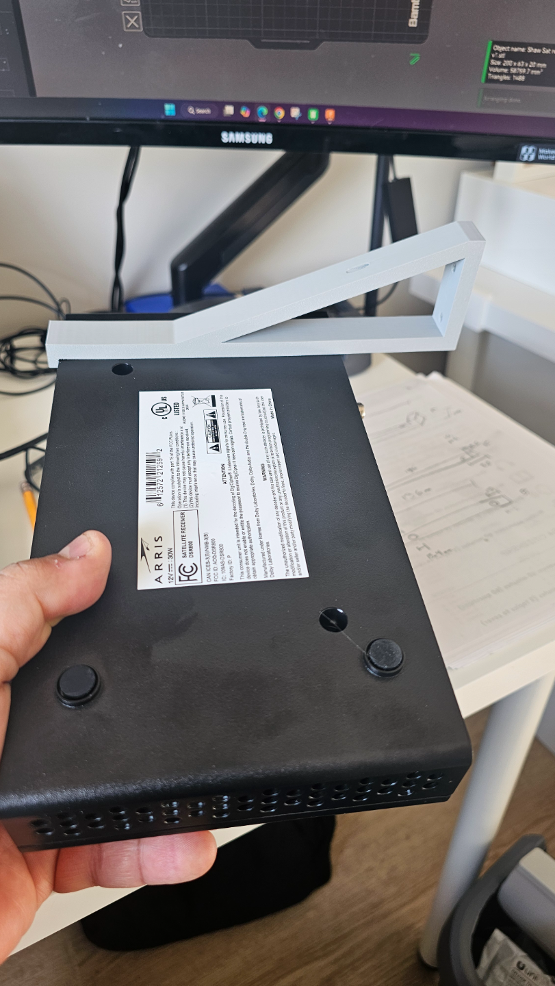Bracket for Arris Satellite Receiver HDDSR 800