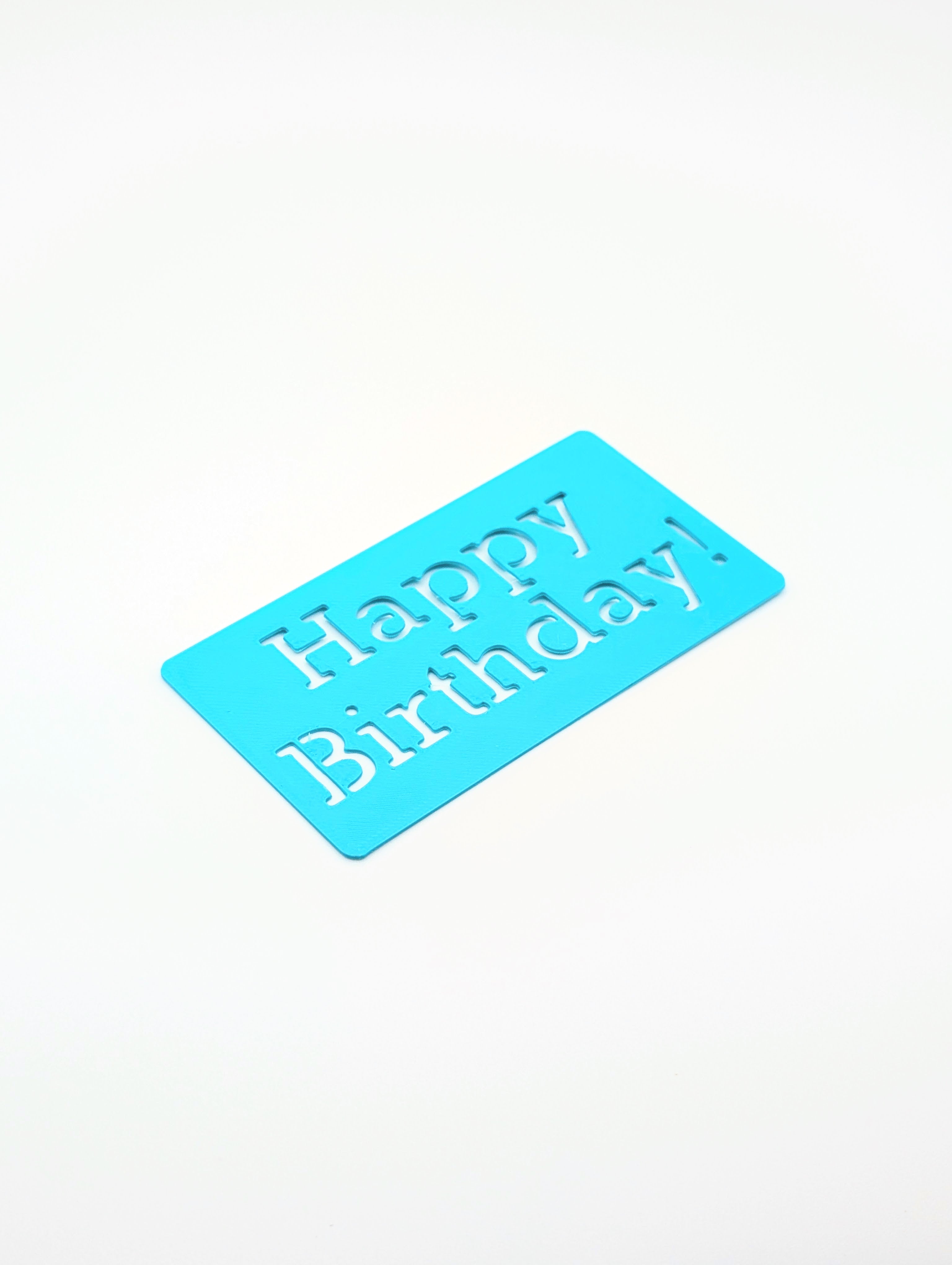 Happy Birthday Stencil, Slab Serif Font