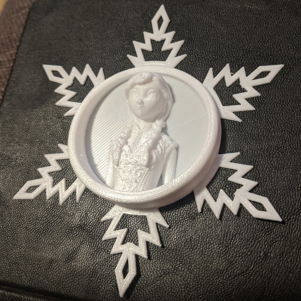 FROZEN anna e elsa snow flake - christmas