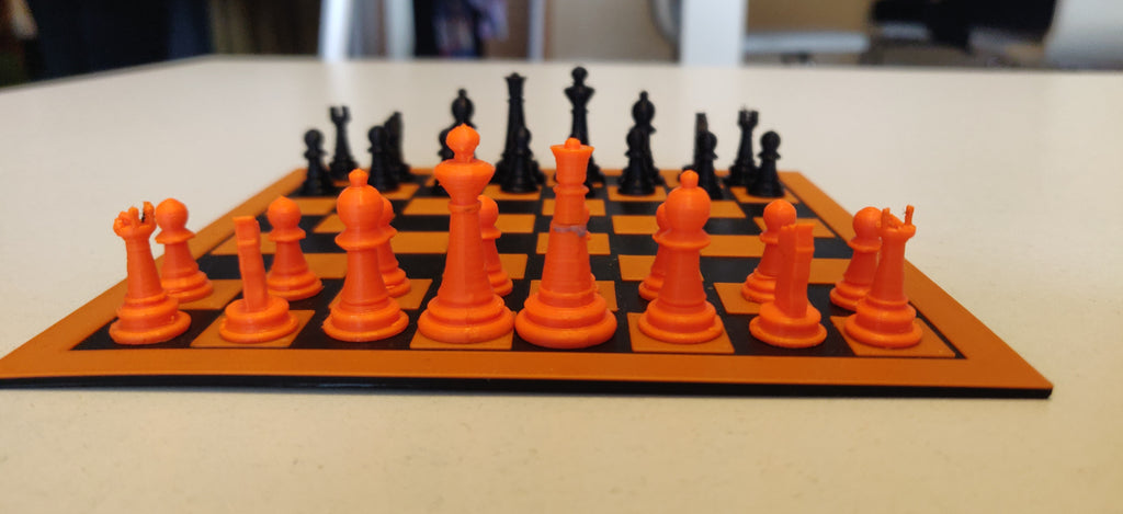 Complete Chess Set with Board & Box