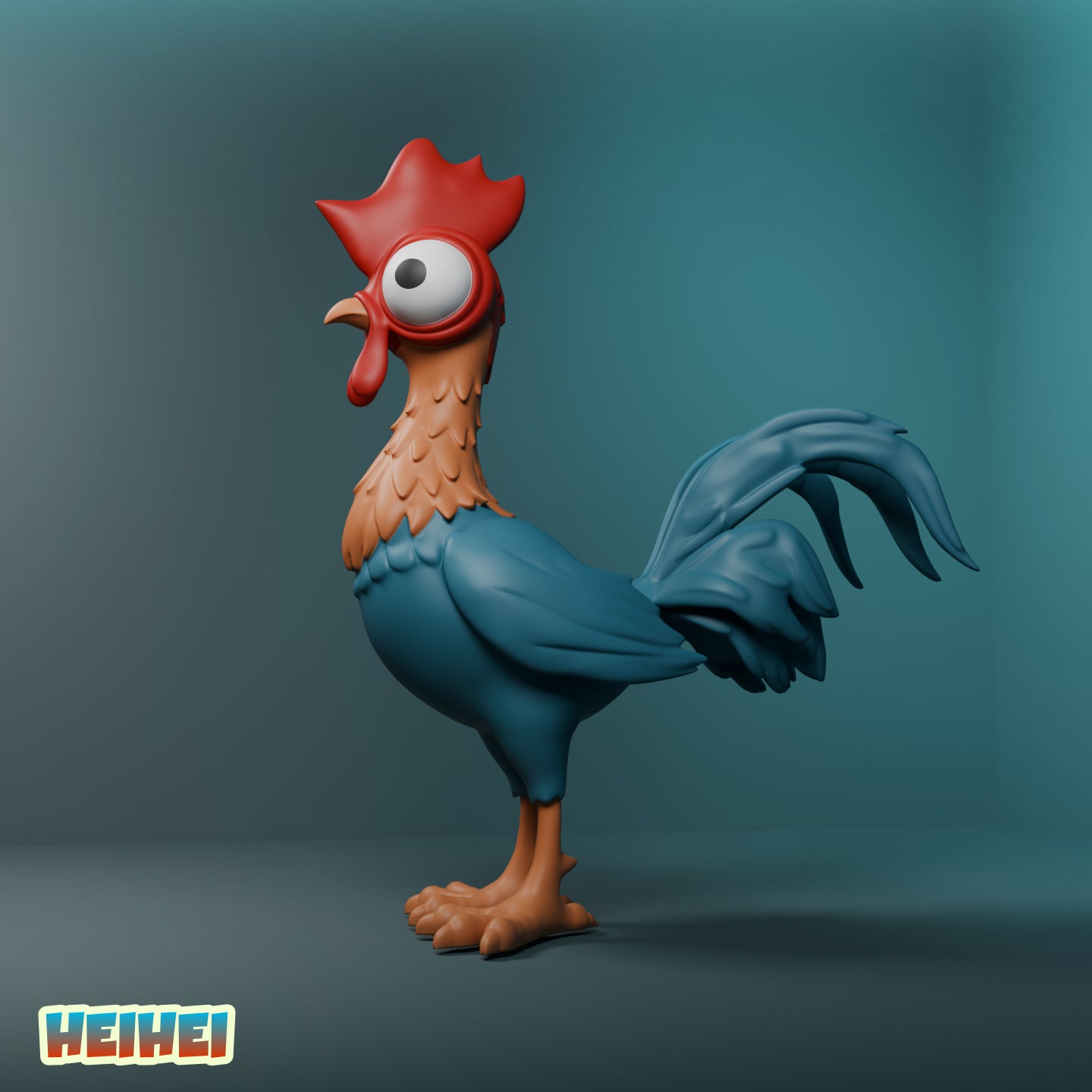 Heihei the chicken – Moana's rooster - Multicolor