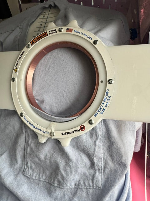 Magnet embroidery hoop pocket topper 4.3 in