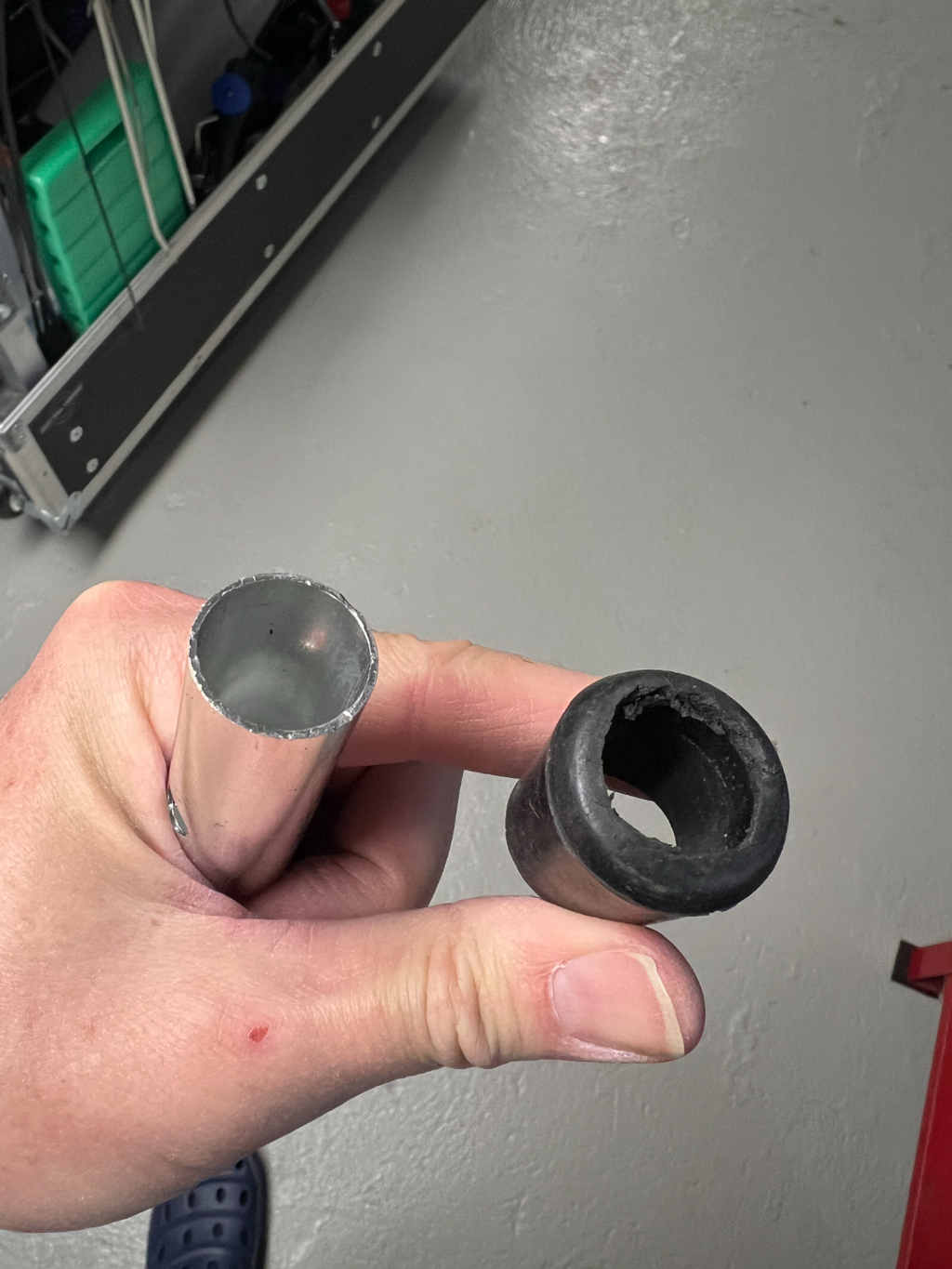 TPU 22mm + 19mm Caps for Chairs, Tent posts, Extending poles.