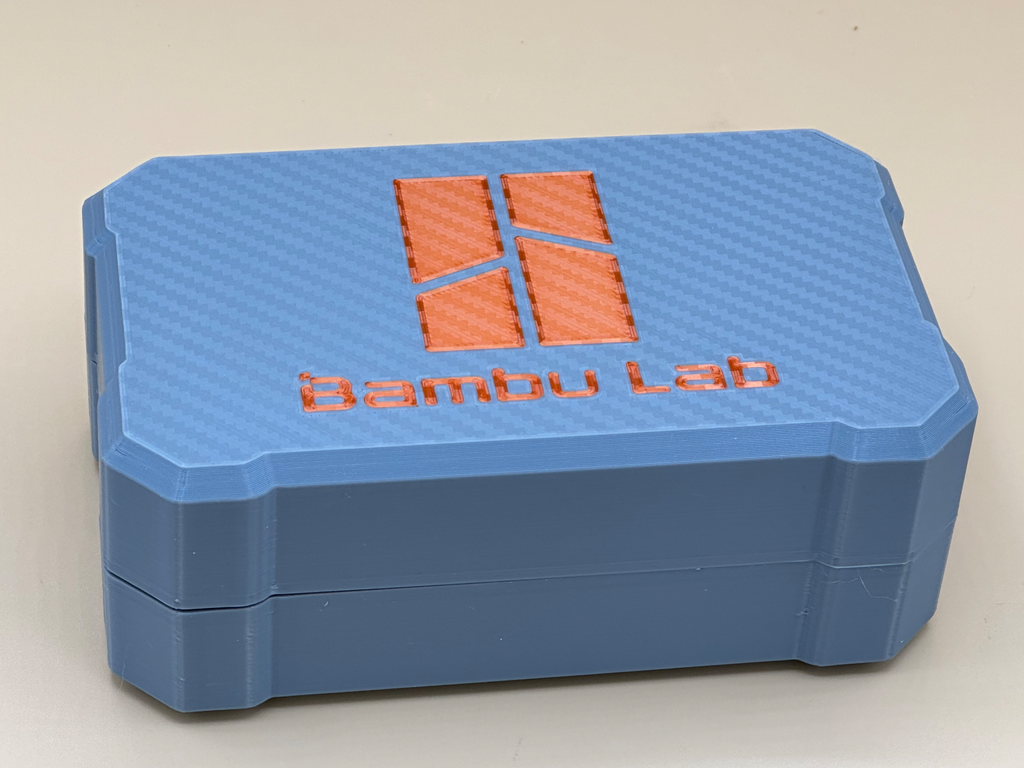 "Print-in-Place" Bambu Lab Box with Lid: Simple, Versatile, and Assembly-Free