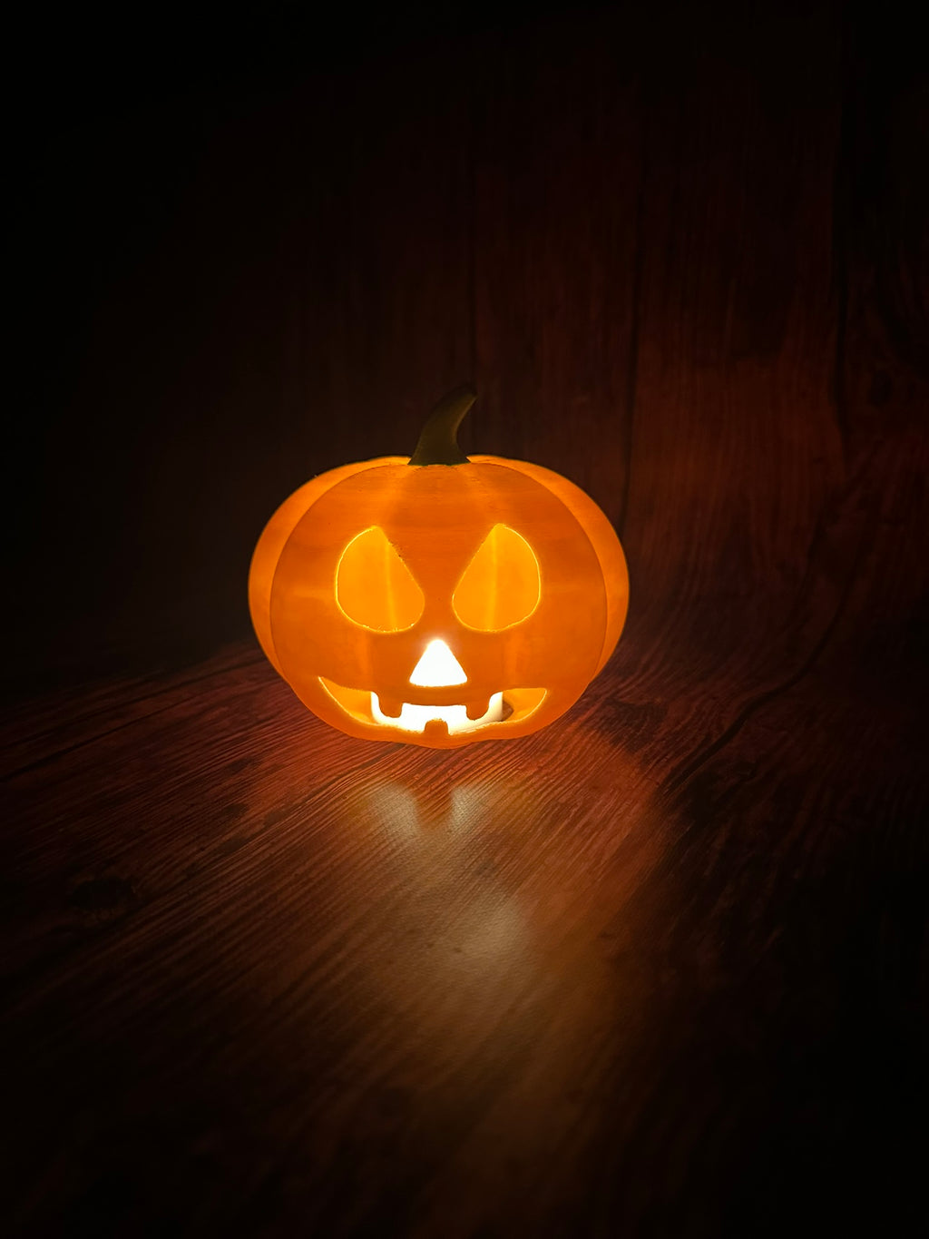 Hollow Pumpkin Decor – Fits LED Tea Light