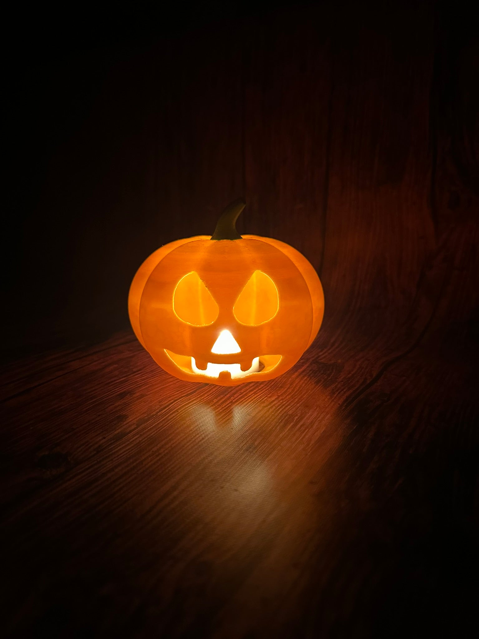 Hollow Pumpkin Decor – Fits LED Tea Light