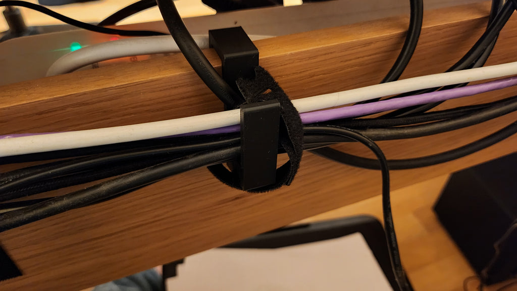 IKEA MALM Desk cable management clips / holders