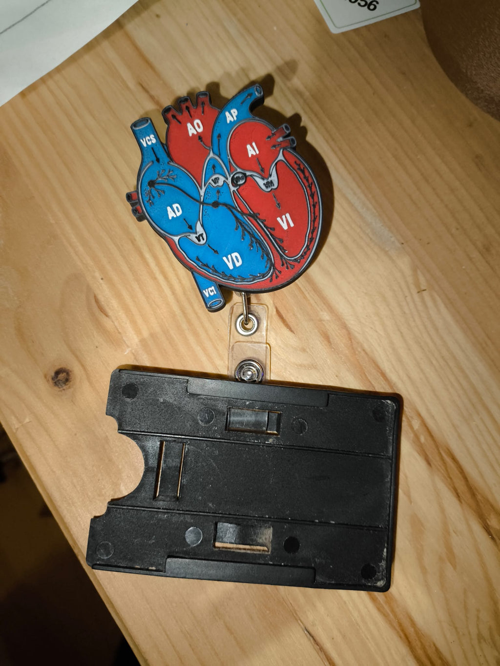 Cover de Badge de Identificación corazón anatómico