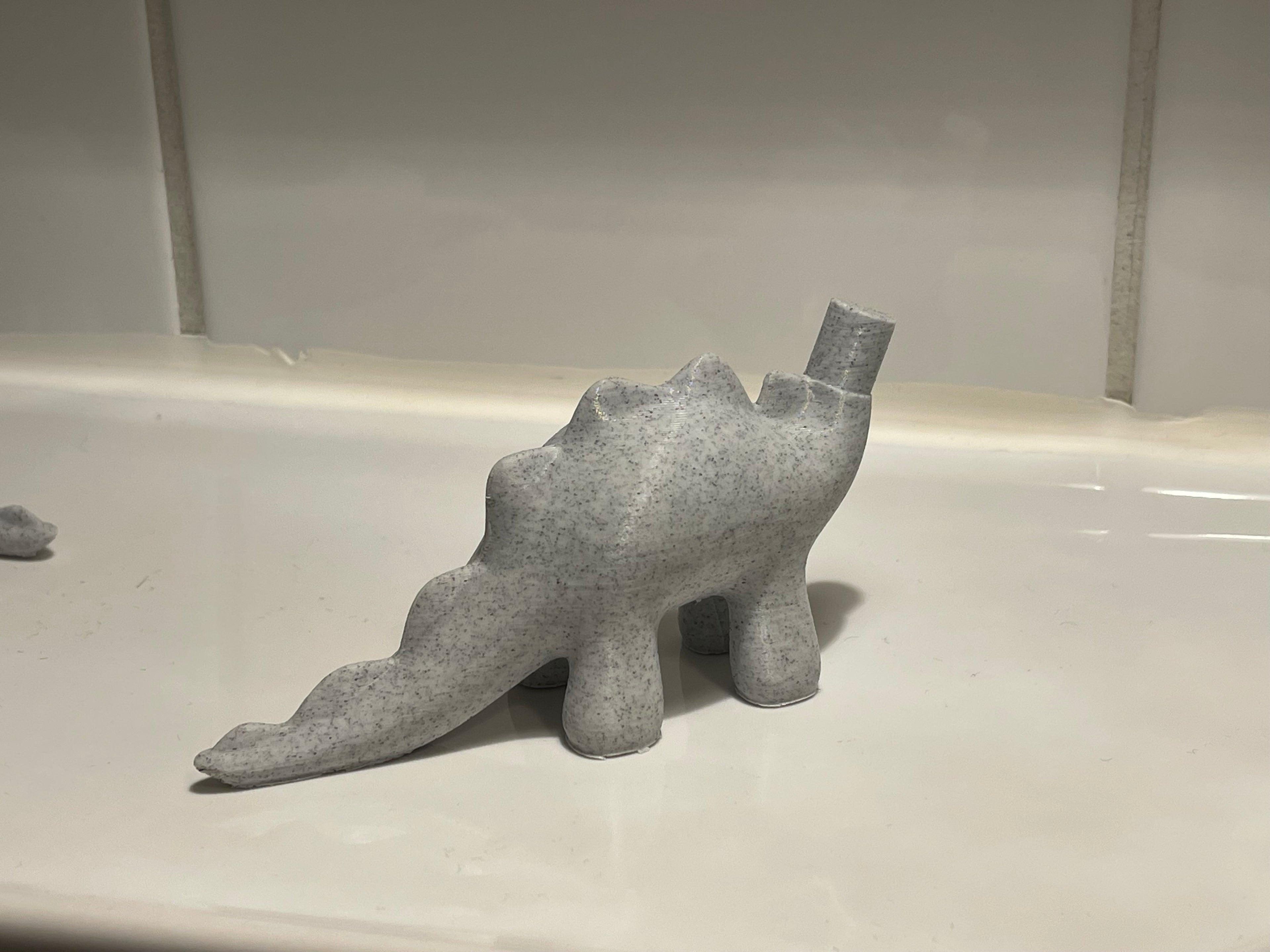 Cute Stylized Dinosaur Toothbrush Holder