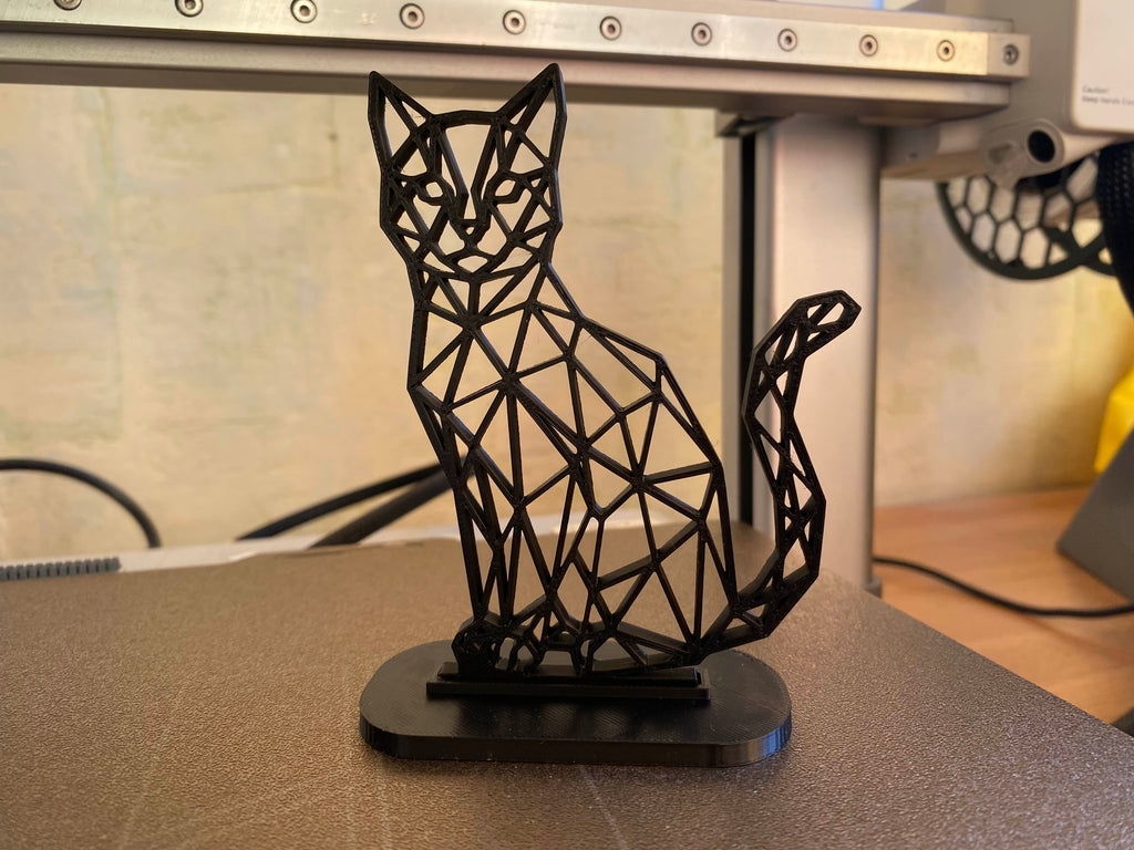 Low Poly Cat Decoration