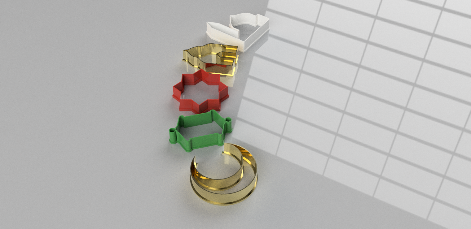 Ramadan/Eid Cookie Cutters
