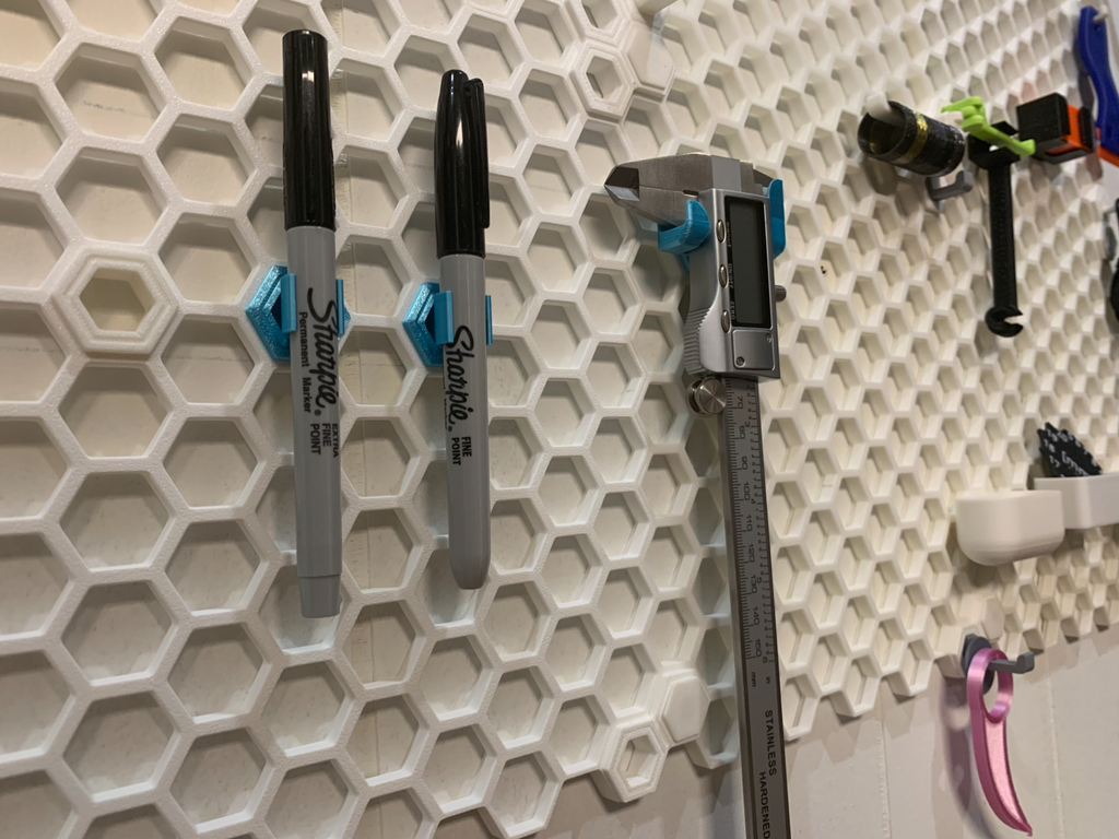 Caliper Holder - HSW mount |Honeycomb Storage Wall