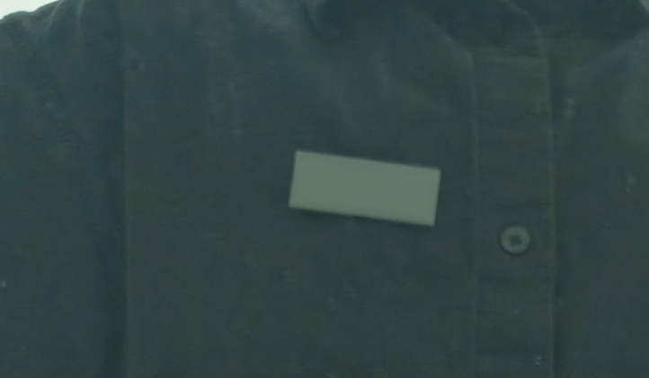 Customizable Blank Name Tag with Safety Pin Back