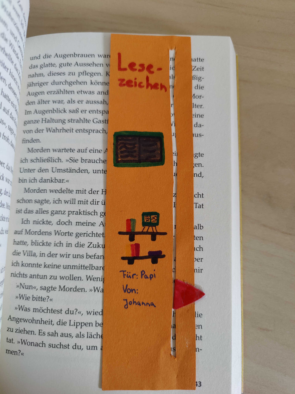 Bookmark with Line Marker