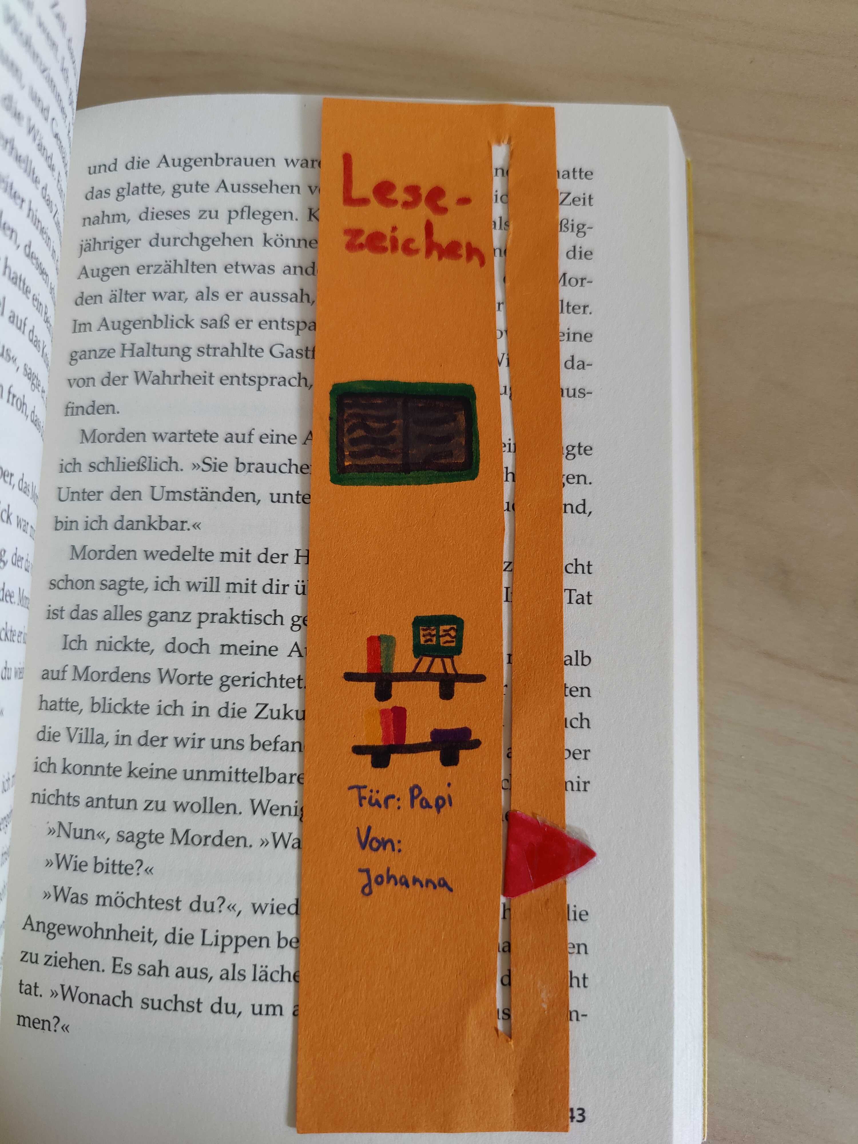 Bookmark with Line Marker