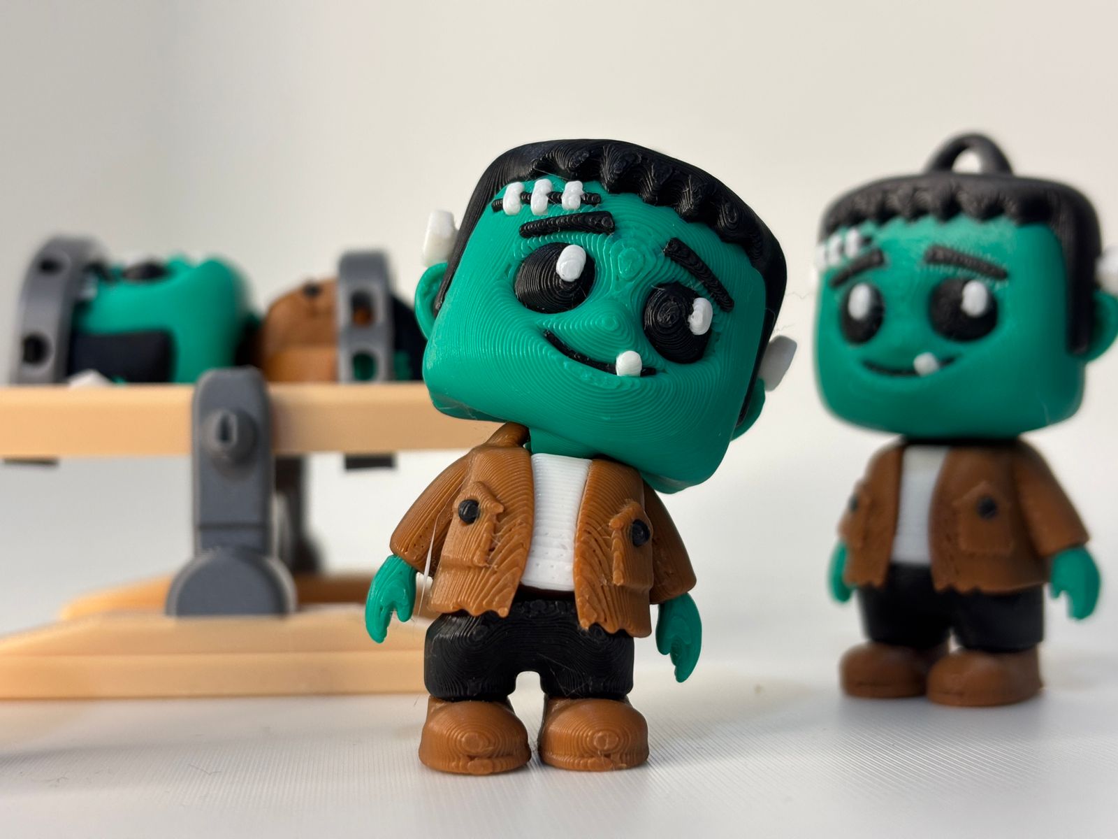 Spooky Baby Frankenstein Halloween Toy & Keychain