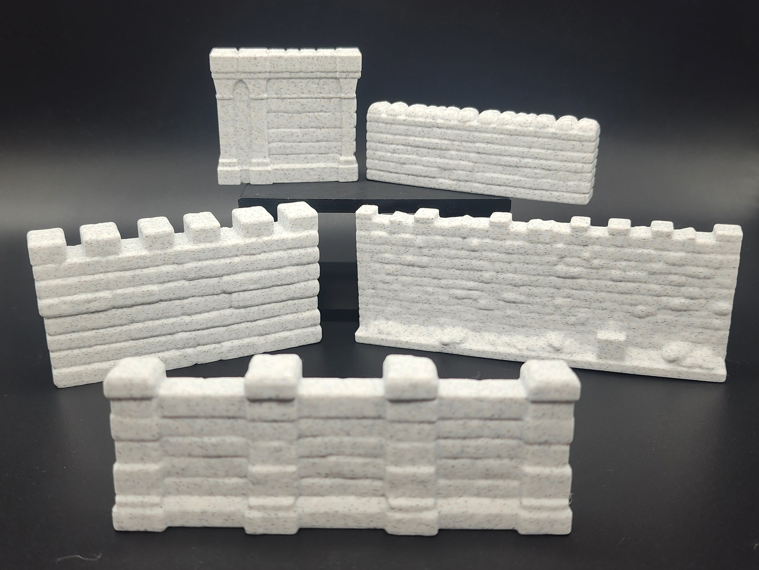 5 Stone Wall Miniatures