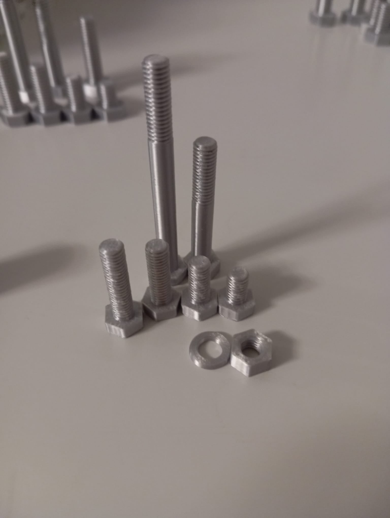 Modular Screw Set M6 M7 M8 M10 + Nuts & Washers