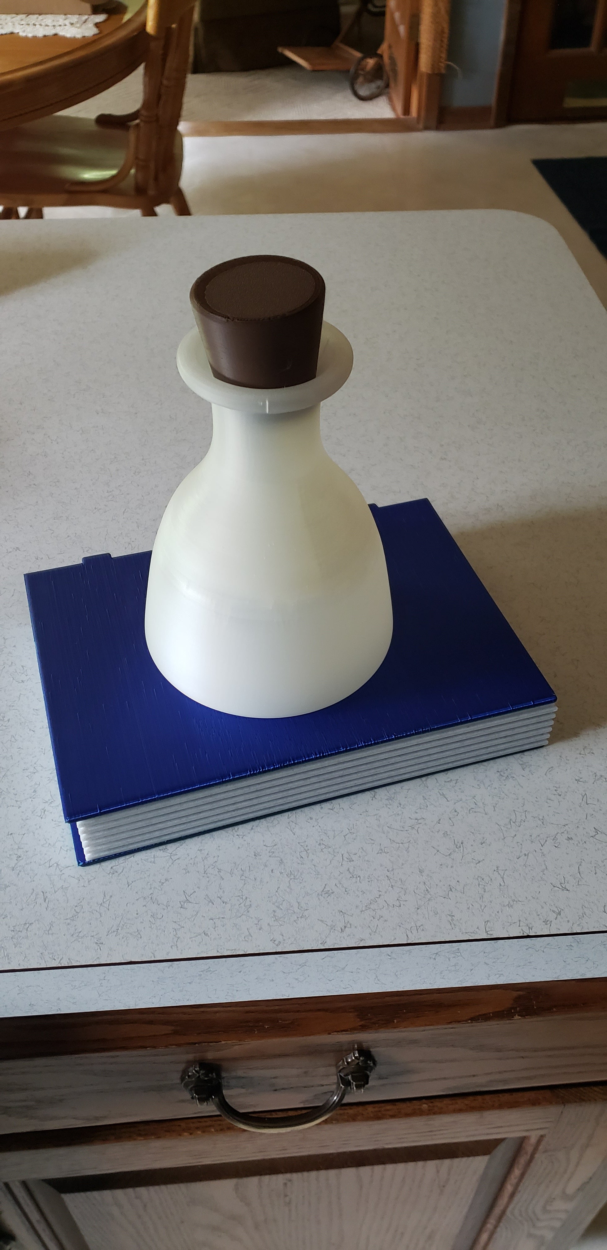 Magic potion bottle light and Book