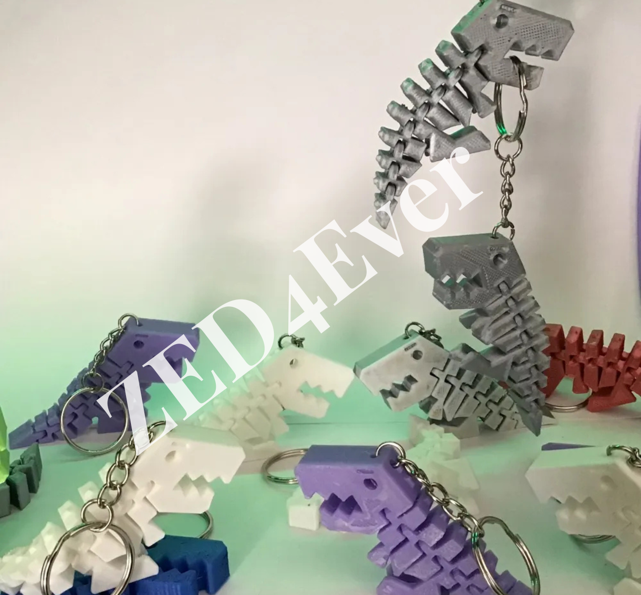Flexy rex keychain