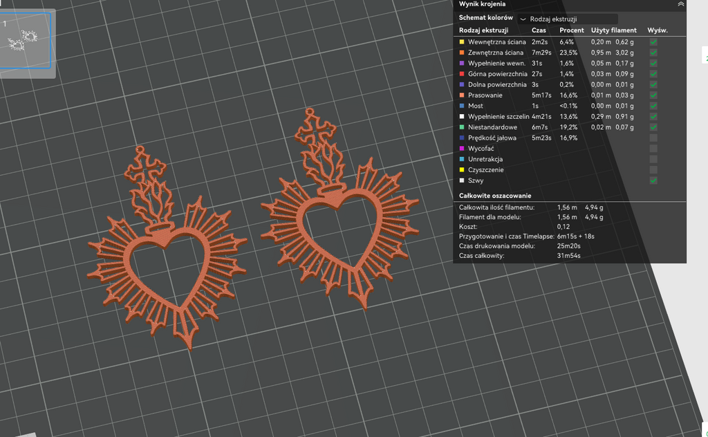 Goth Sacred Heart Earrings – Free Commercial Use