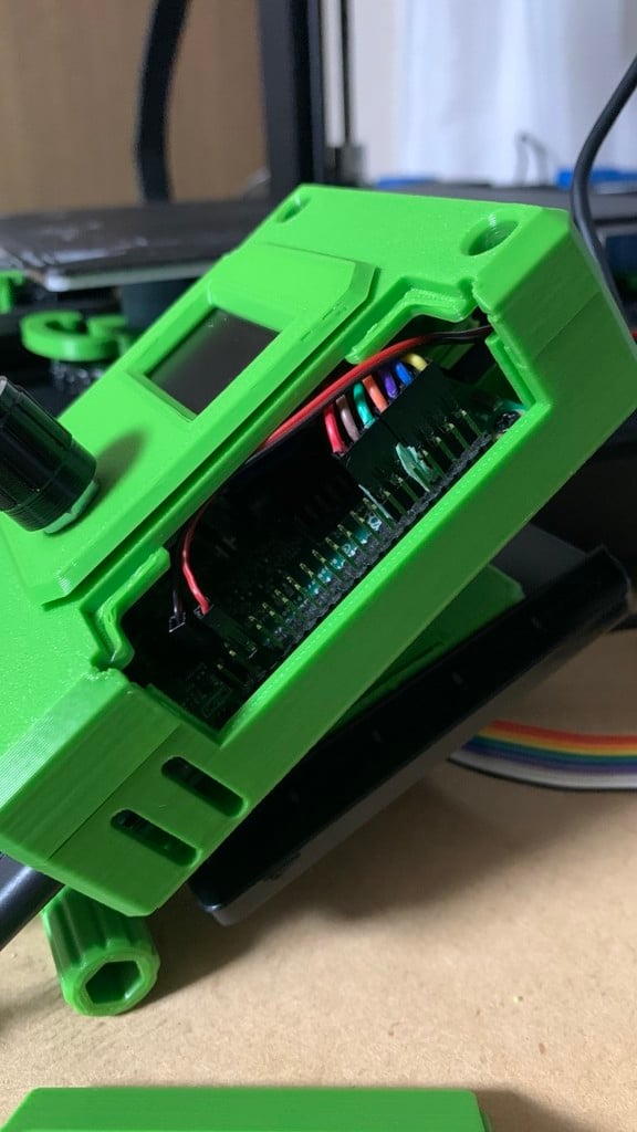 Raspberry Pi case with 1.3" OLED and encoder