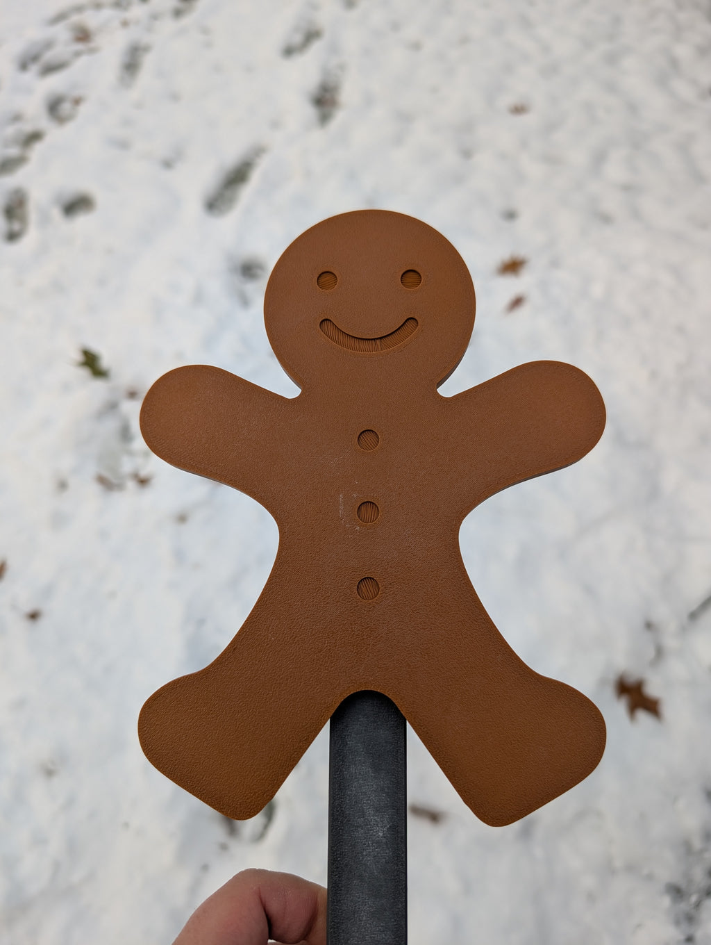Gingerbread Man Yard Stake