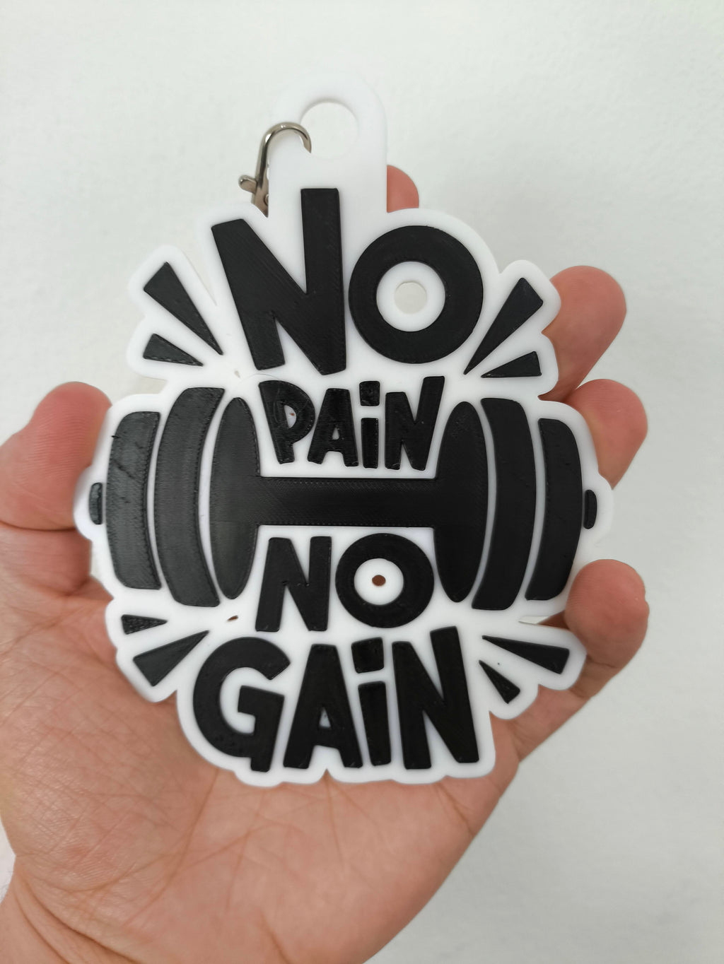 Keychain No pain no gain