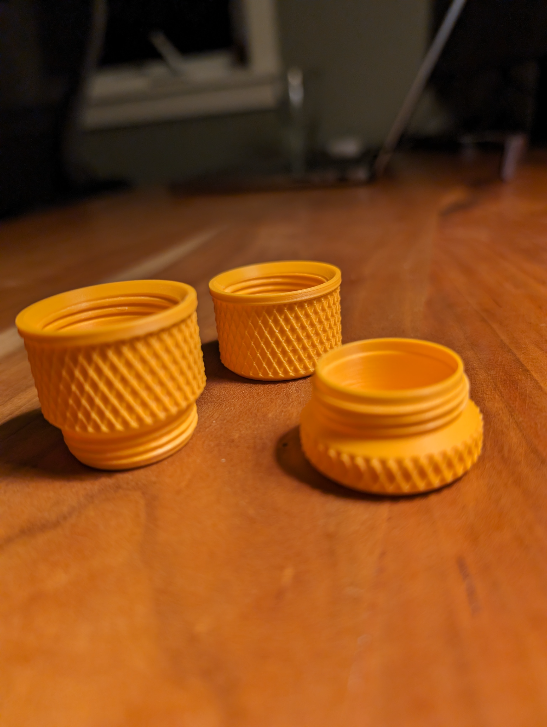 Knurled Stackable Pill Case