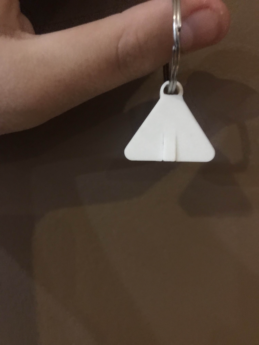 Keychane guitar pick holder
