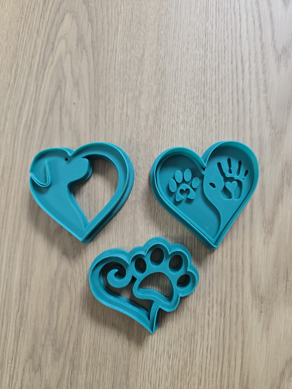 Dog Love Cookie Cutter Gift Valentine Fun Dough