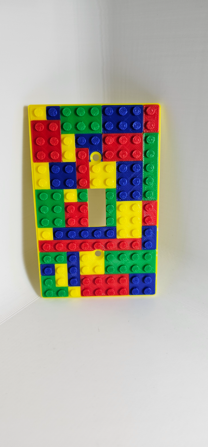 Brick Toy Wall Switch Plate