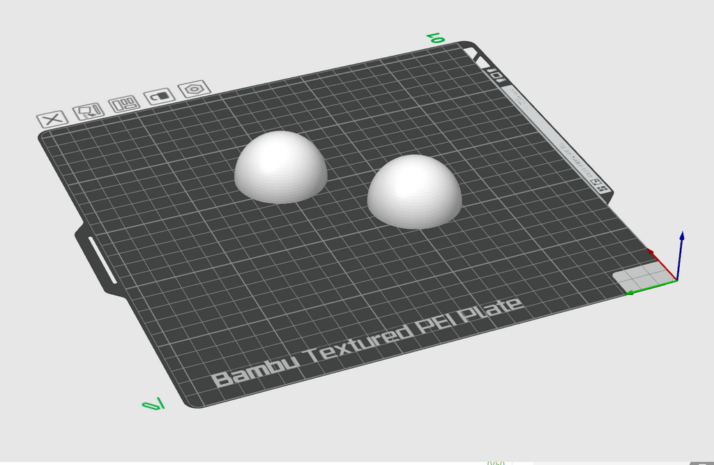 50 mm sphere - basic shape