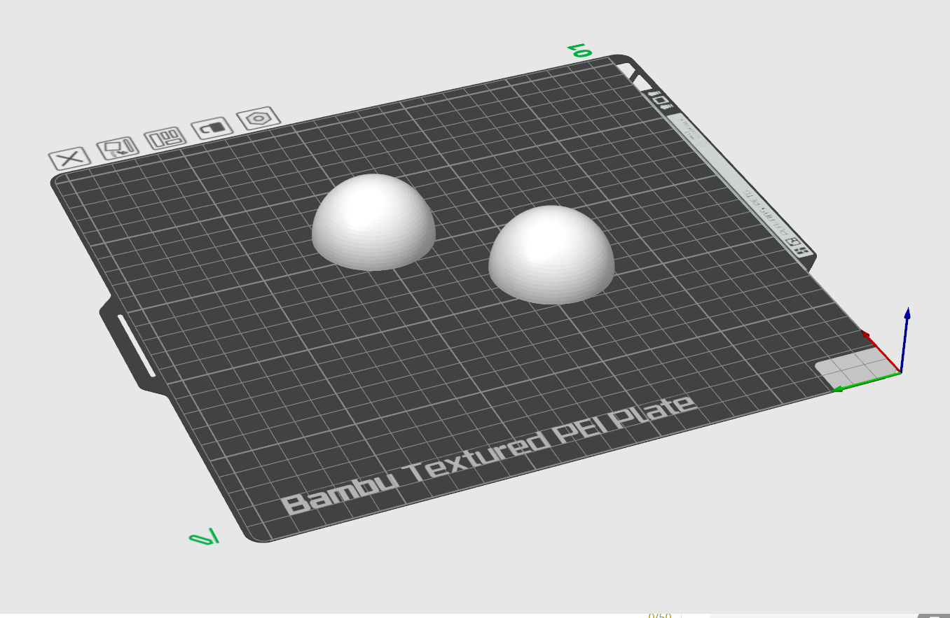 50 mm sphere - basic shape