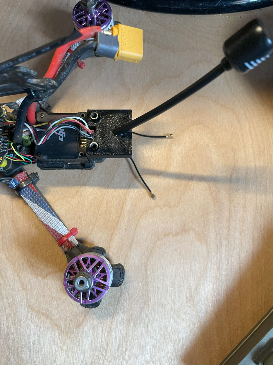 Runcam DJI O3 antenna mount for TBS Source one V5