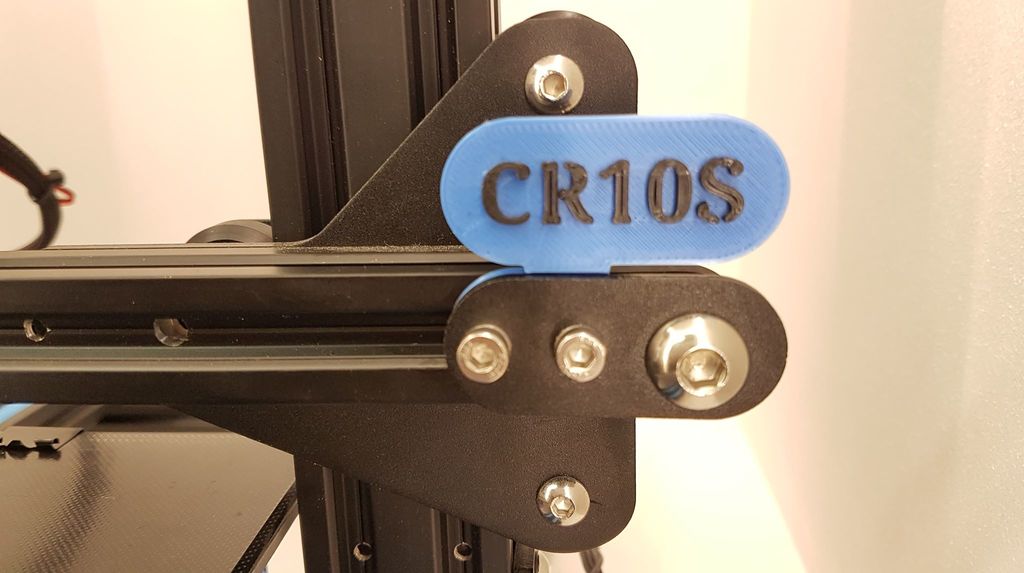 X Axis Belt Centering with CR10S logo