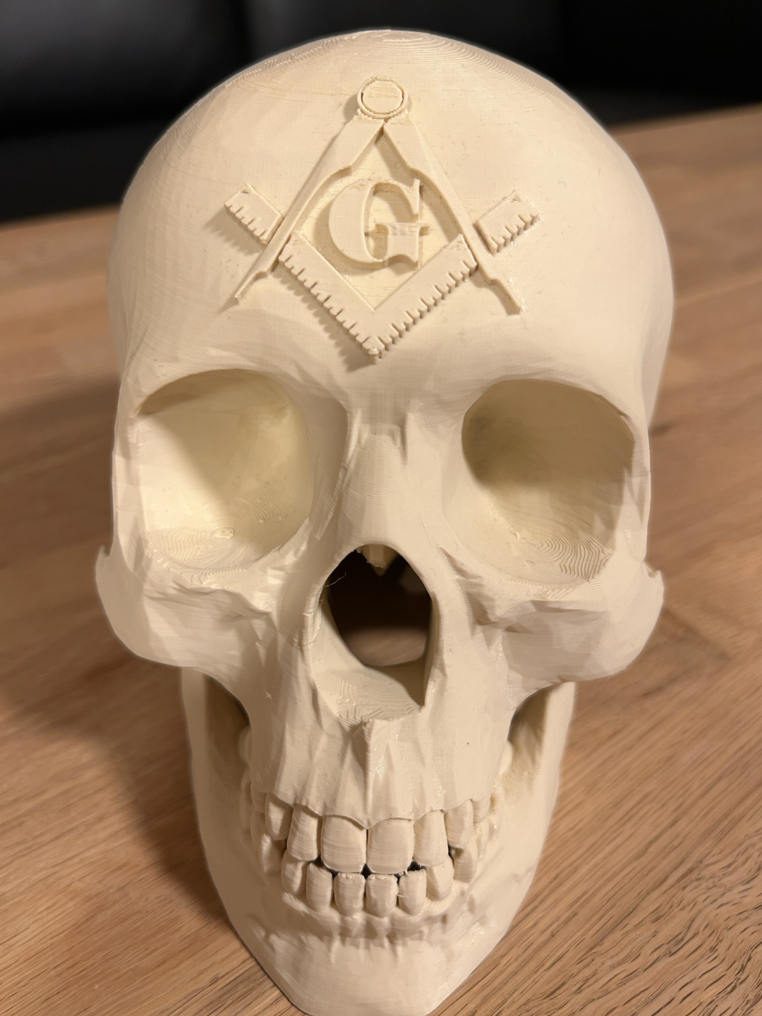 Masonic skull with logo