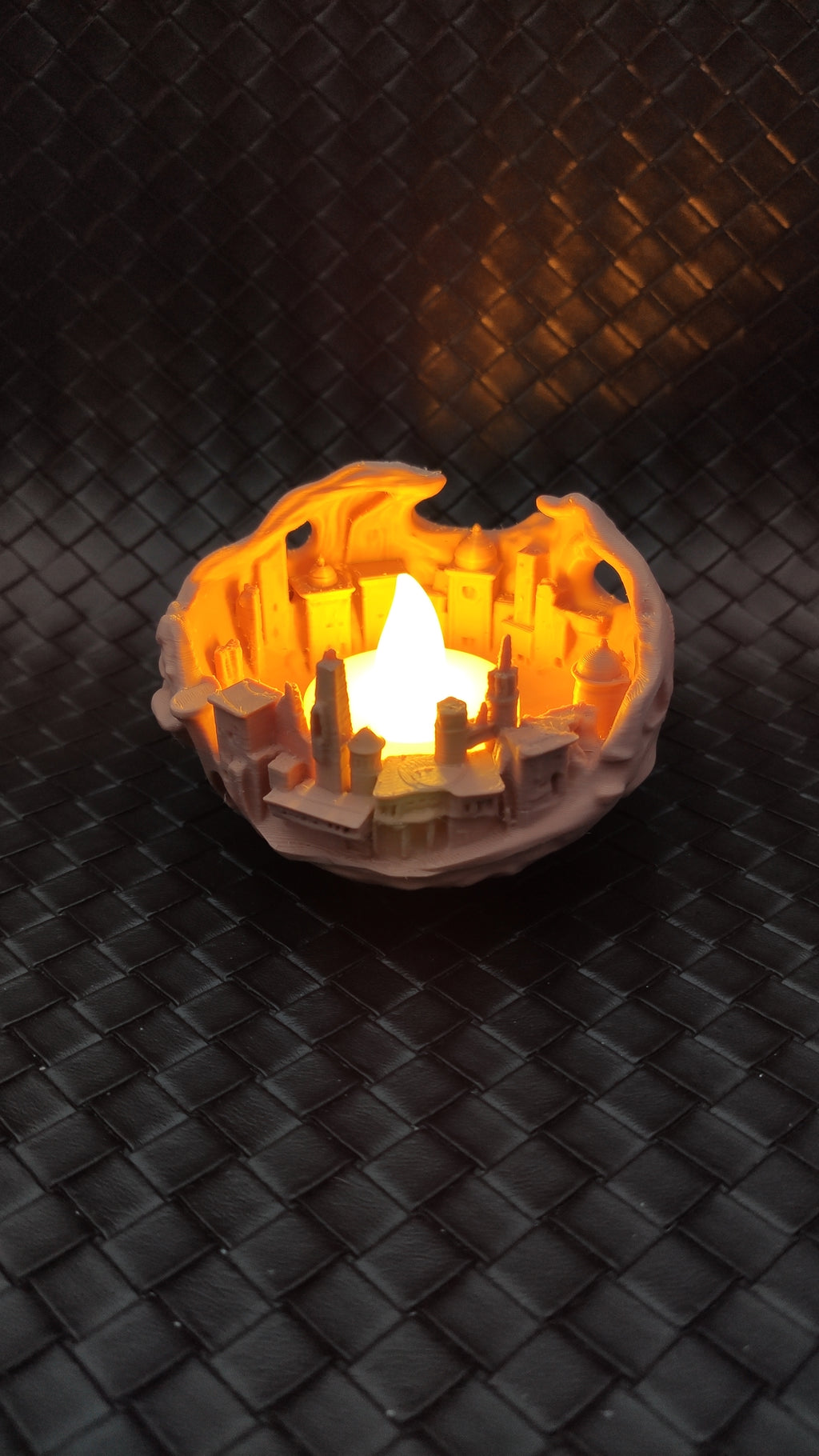Sand city - LED tea light holder
