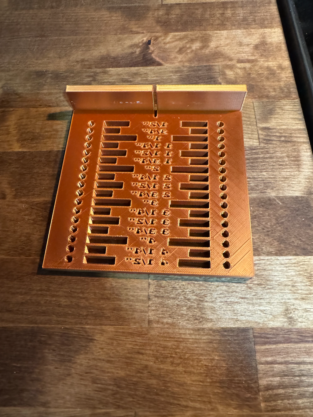 Drawer handle template