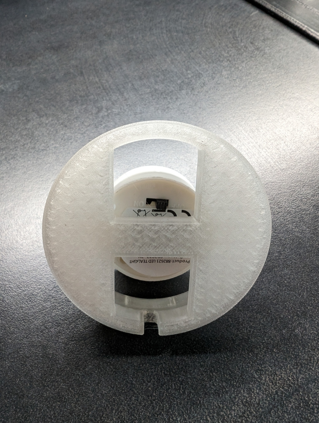 Tea Light base For Bambu Lap Led Lamp Kit 001