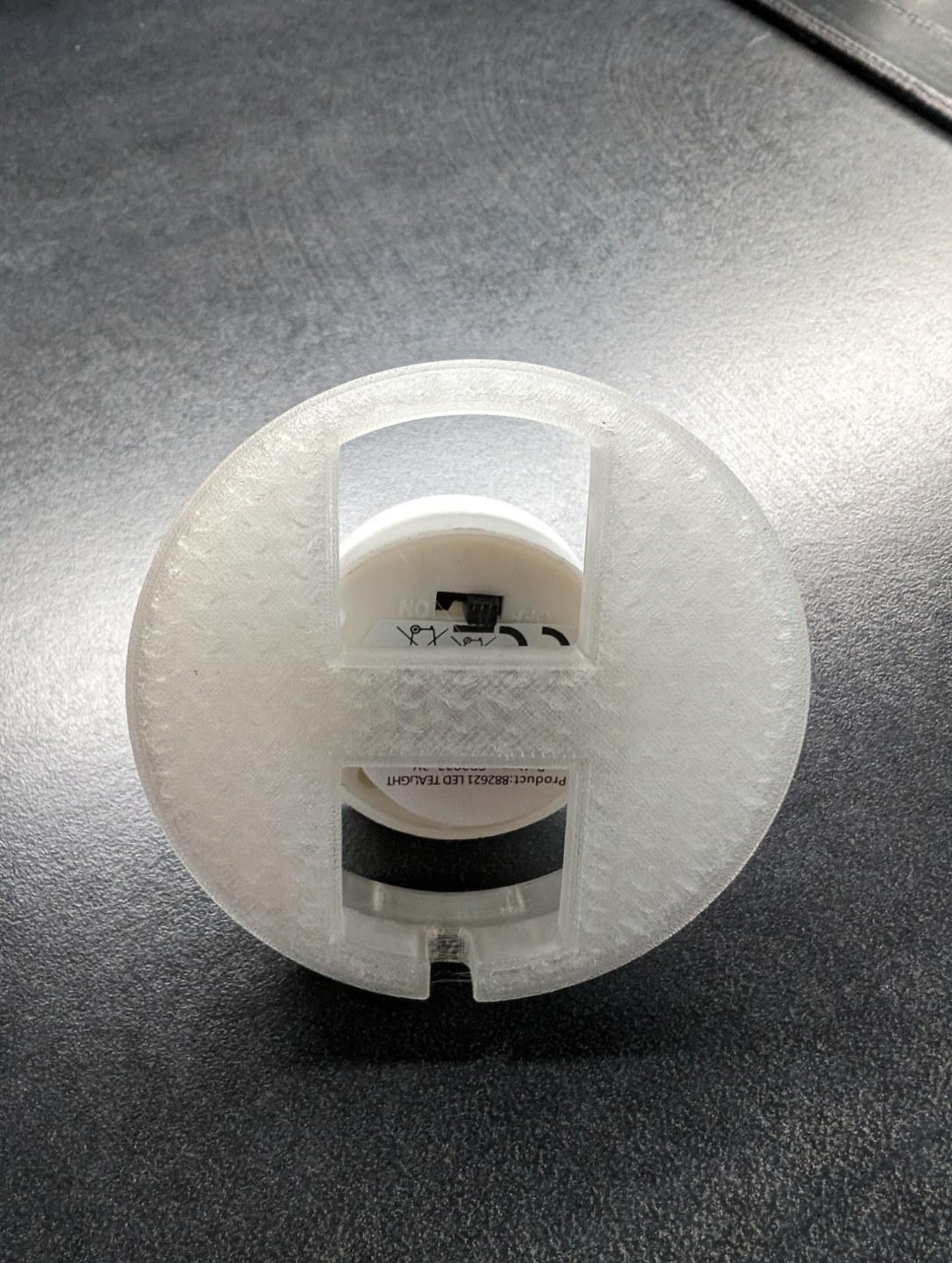 Tea Light base For Bambu Lap Led Lamp Kit 001